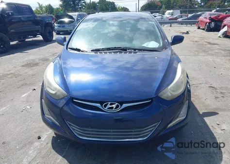 2016 Hyundai Elantra Se/Sport/Limited из США, поврежденный, VIN 5NPDH4AE7GH655989